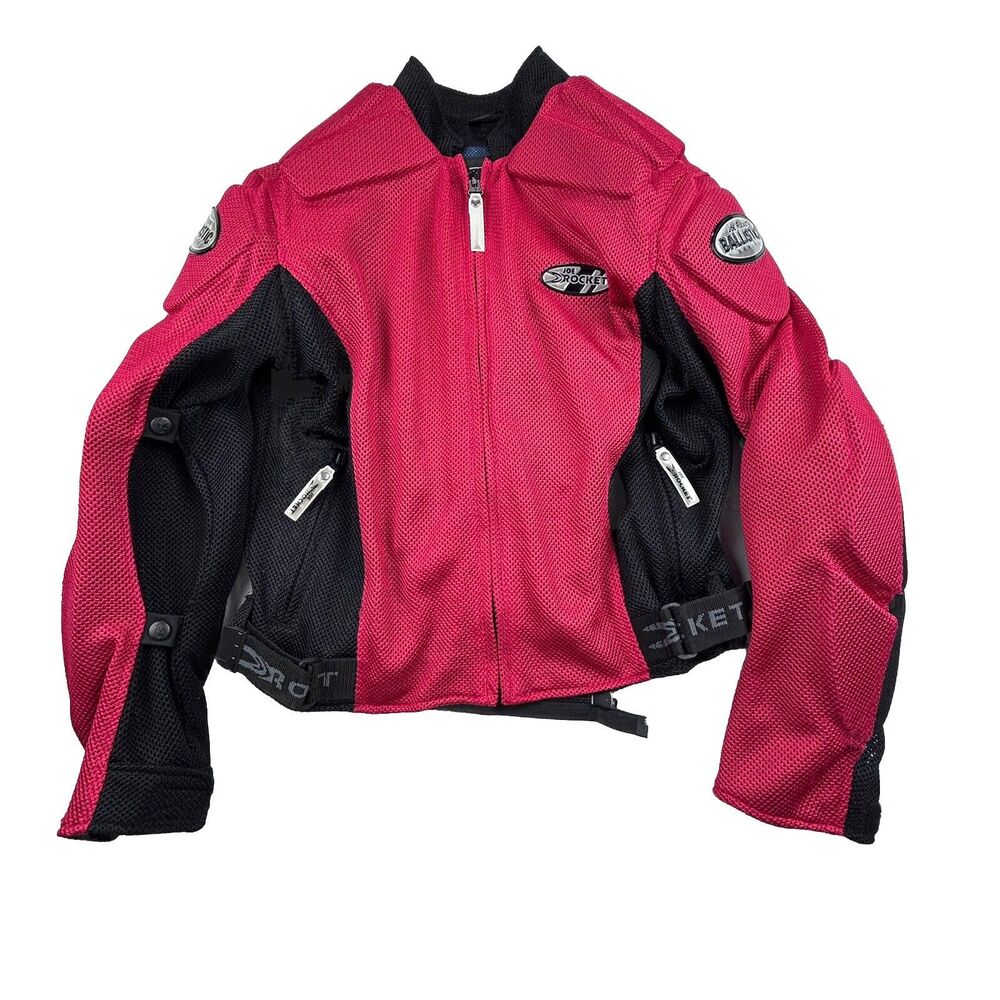 Joe Rocket Ballistic Series Jacket Body Armour Mesh Biker Motorcycle Mens Sz XS